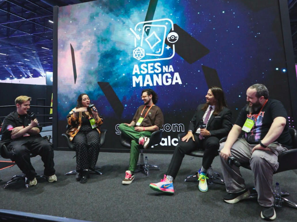 Fui co-host no painel Asas na Manga na Gamescon 2024, falando sobre colecionismo como estilo de vida.